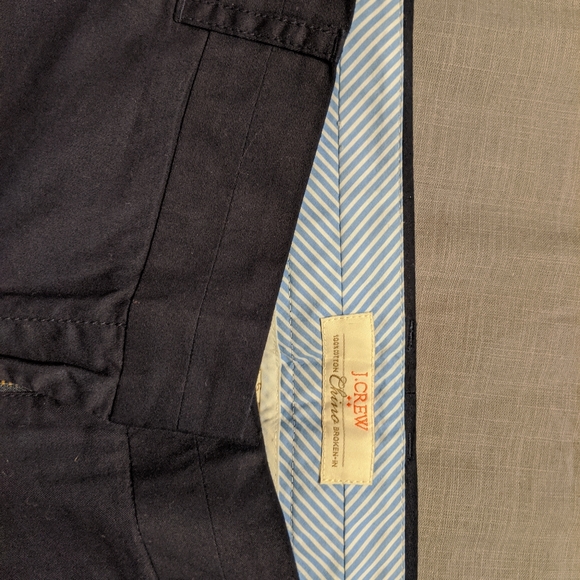 J.Crew Navy Blue Chino shorts - Picture 3 of 4